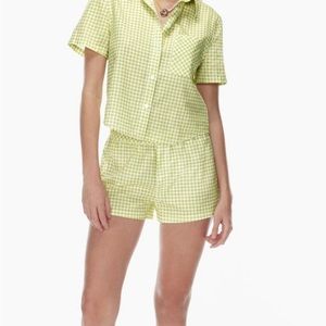 Sunday Best Green Gingham Set